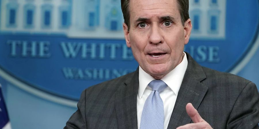 ARCHIV - John Kirby ist der Kommunikationsdirektor des Nationalen Sicherheitsrates. Foto: Susan Walsh/AP/dpa