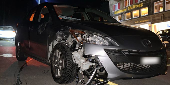 Verkehrsunfall in Hulftegg SG hulftegg mühlrüti