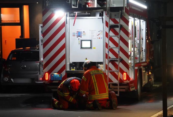 Die Feuerwehr im Einsatz in Altdorf UR. altdorf
