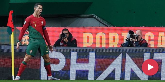Trifft gleich doppelt - Ronaldo mit Gala bei Weltrekord-Spiel
