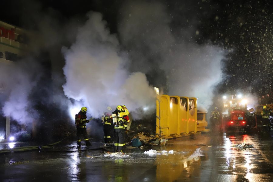 Die Feuerwehr konnte den Brand löschen.