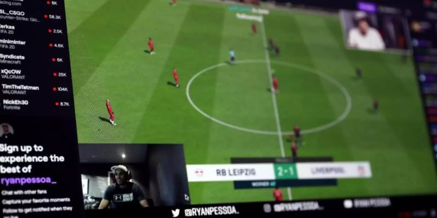 Videospiele wie FIFA 20 sind das Kerngesschäft der Streaming-Plattform Twitch. Foto: Scott Wilson/PA Wire/dpa