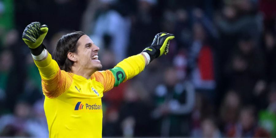 Gladbach-Goalie Yann Sommer gefällt die Aktion.