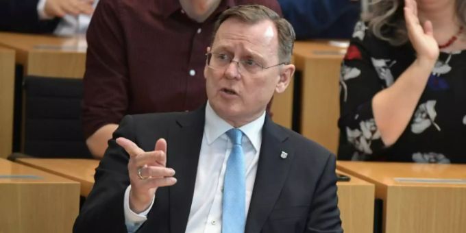 Bodo Ramelow (Linke) im Thüringer Landtag Bodo Ramelow (Linke) im Thüringer Landtag