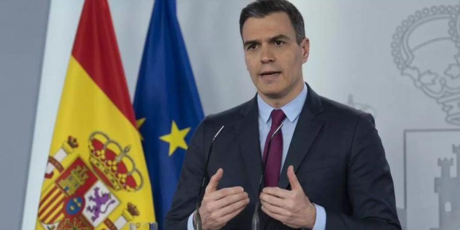 Laut Ministerpräsident Pedro Sánchez soll jede Phase zwei Wochen dauern. Foto: Borja Puig De La Bellacasa/Psoe/dpa