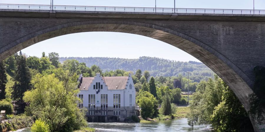 Das Kraftwerk in Baden.