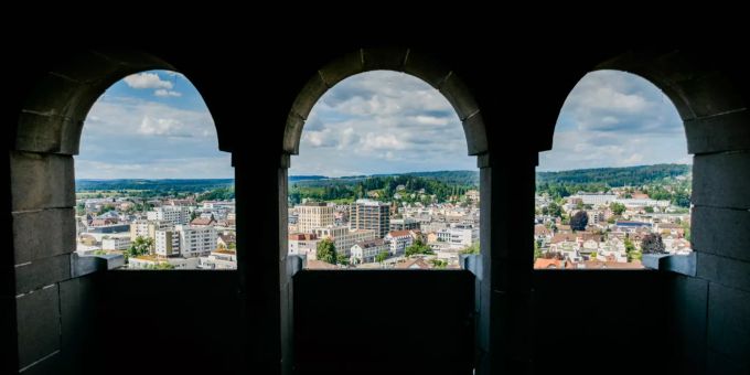 Panorama vom Schloss – Uster. Panorama vom Schloss – Uster.