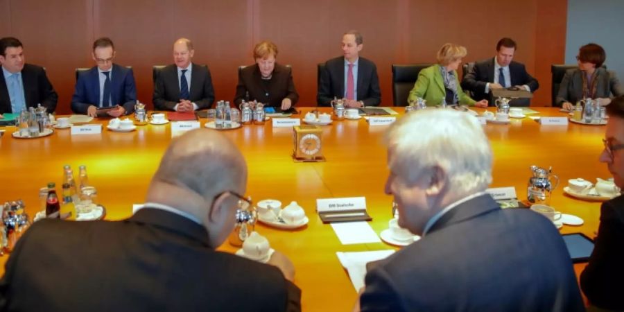Kabinettssitzung Mitte Februar 2020
