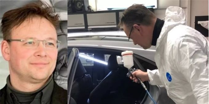 Peter Gerbsch hat einen Weg gefunden, den Innenraum von Personenwagen zu desinfizieren. Peter Gerbsch hat einen Weg gefunden, Personenwagen zu desinfizieren.