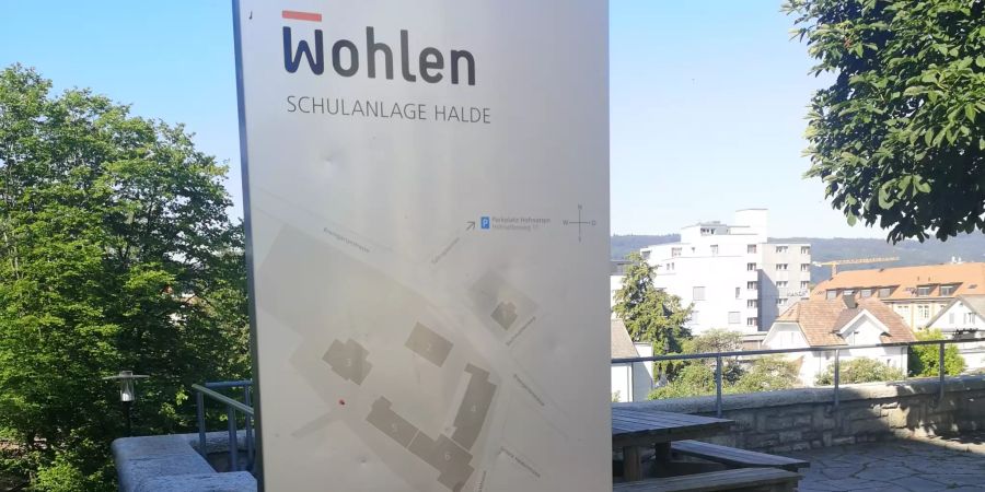 Die Schulanlage Halde in Wohlen.
