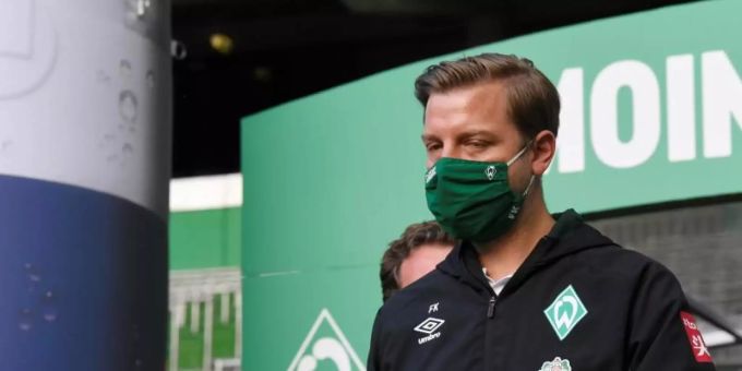 Werder-Coach Florian Kohfeldt zeigt sich nachsichtig. Foto: Fabian Bimmer/reuters - Pool/dpa Werder-Coach Florian Kohfeldt zeigt sich nachsichtig. Foto: Fabian Bimmer/reuters - Pool/dpa