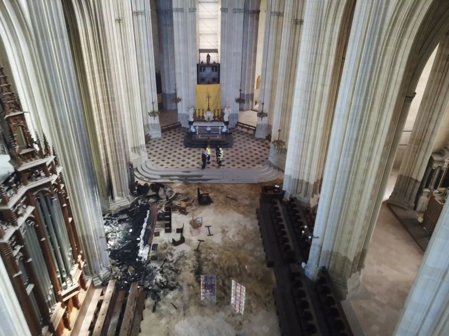 France Cathedral Fire