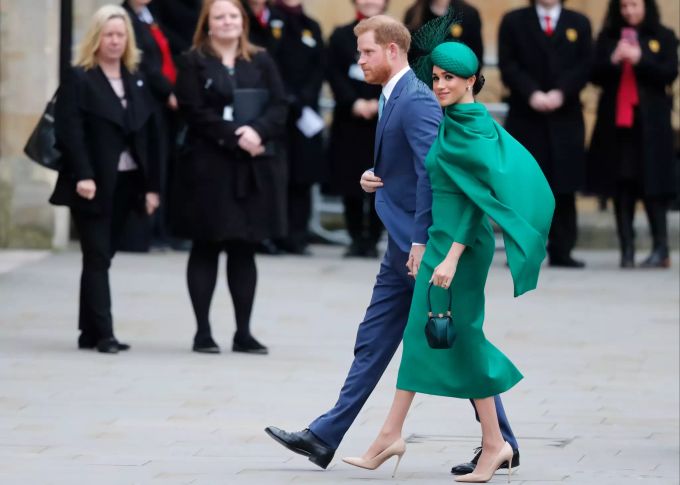 Prinz Harry, Herzog von Sussex und seine Frau Herzogin Meghan treffen am Commonwealth-Tag zum Gottesdienst in der Westminster Abbey ein. Es ist der letzte offizielle Auftritt des Paares. Meghan Markle