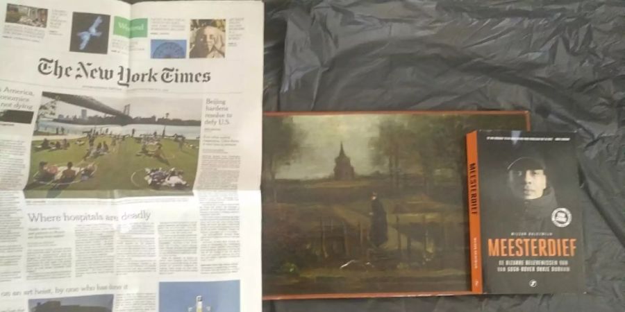 Foto des gestohlenen Van-Gogh-Gemäldes