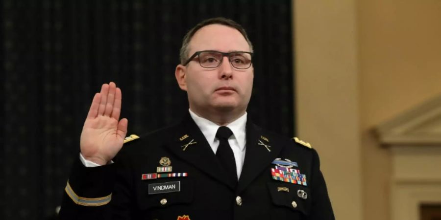 Der US-Offizier Alexander Vindman