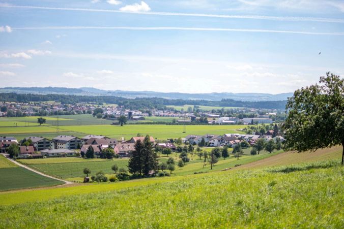 Die Aussicht aus Büttikon.