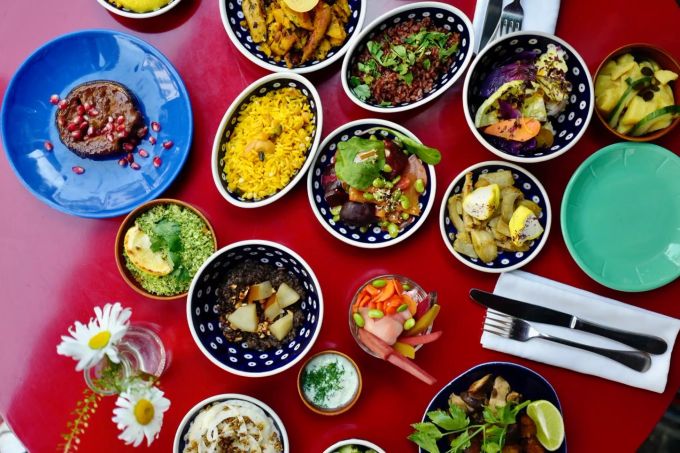 Reichhaltige Auswahl an Meseki, die vegan sind. Vegan Meze