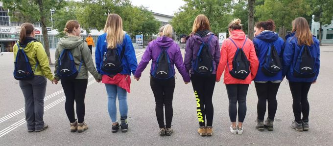 Turnfahrt 2019 mit den neuen Turnsäckli. DTV Oberkulm