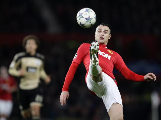 Dimitar Berbatov im Einsatz für Manchester United. Dimitar Berbatov Manchester United