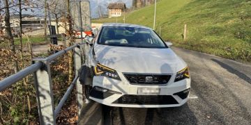 Selbstunfall in St. Gallen.