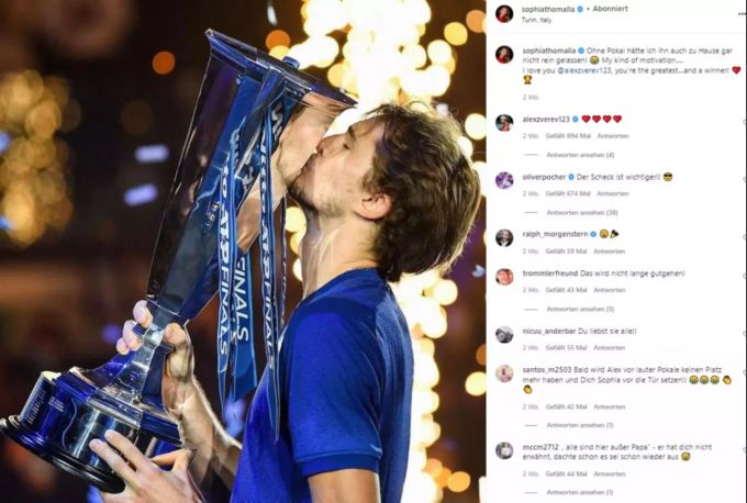 Dieser Insta-Post sorgt Nachträglich für Wirbel. Alexander Zverev