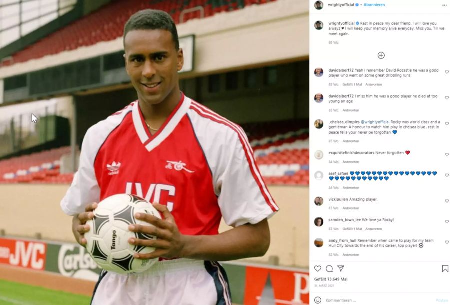 Während seiner Karriere spielte er unter anderem sieben Jahre für Arsenal.