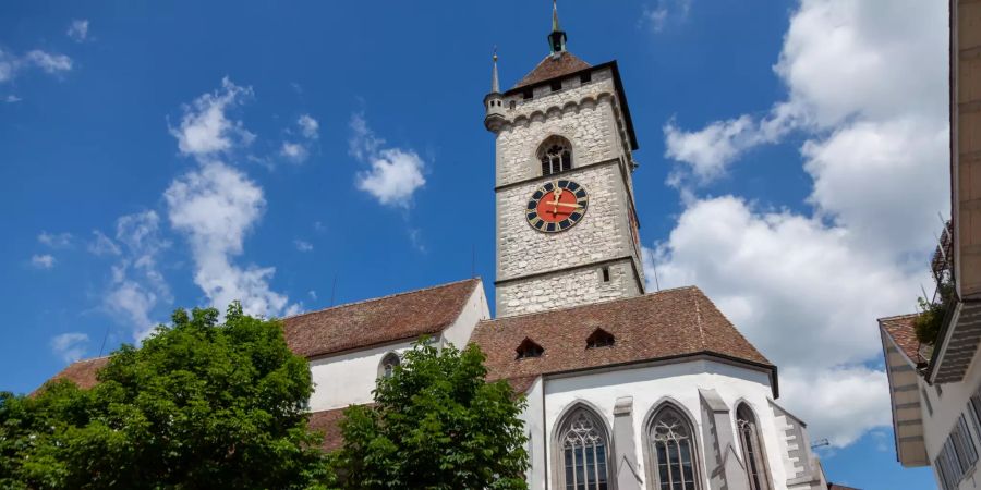 Die ref. Kirche St. Johann in Schaffhausen.