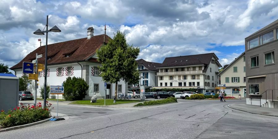 Dorfzentrum Stansstad.