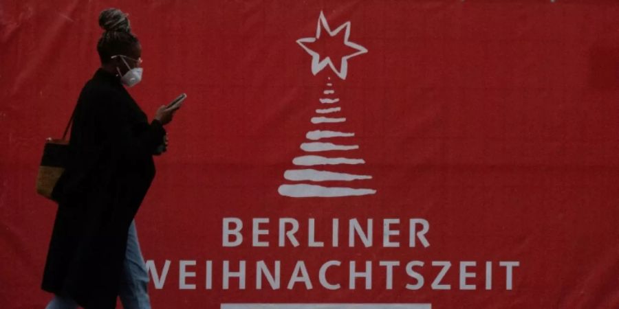 Weihnachtswerbung in Berlin