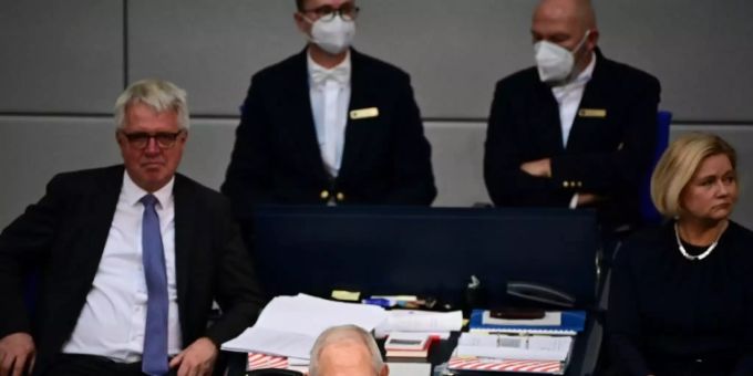 Schäuble im Bundestag Schäuble im Bundestag