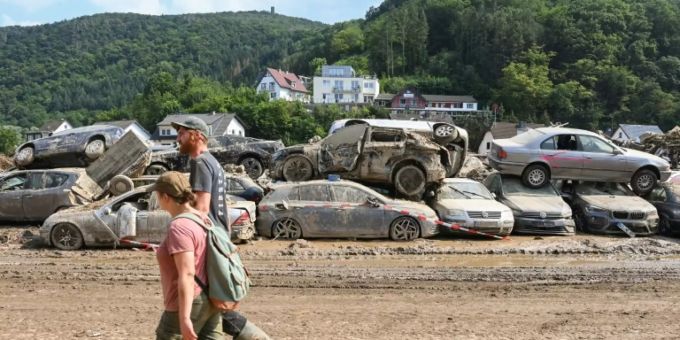 Schäden nach der Flutkatastrophe an der Ahr im Juli Schäden nach der Flutkatastrophe an der Ahr im Juli