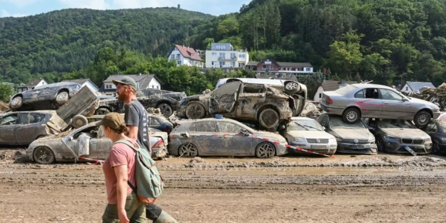 Schäden nach der Flutkatastrophe an der Ahr im Juli