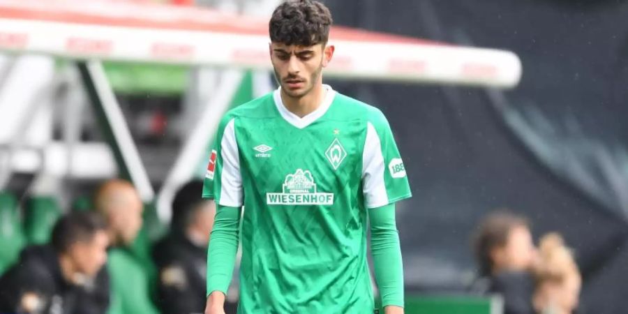 Wurde positiv auf Corona getestet: Werder-Profi Eren Dinkci. Foto: Carmen Jaspersen/dpa