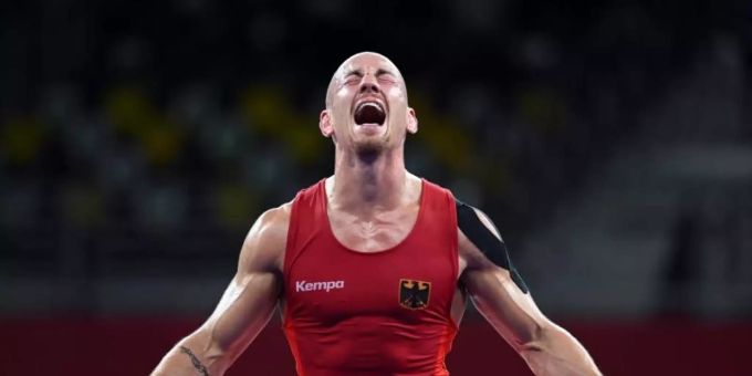 Frank Stäbler litt vor seiner Olympia-Teilnahme an Long Covid. Foto: Swen Pförtner/dpa Frank Stäbler litt vor seiner Olympia-Teilnahme an Long Covid. Foto: Swen Pförtner/dpa