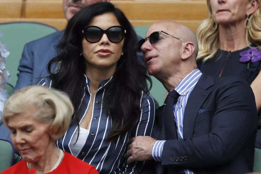 Jeff Bezos mit seiner Lauren.