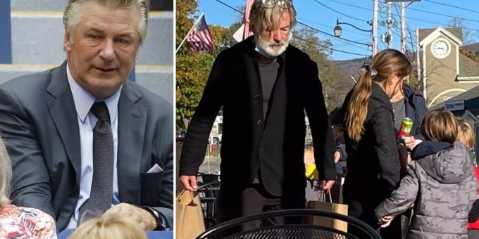 Neue Bilder - Alec Baldwin sucht nach Todes-Tragödie Trost bei Familie