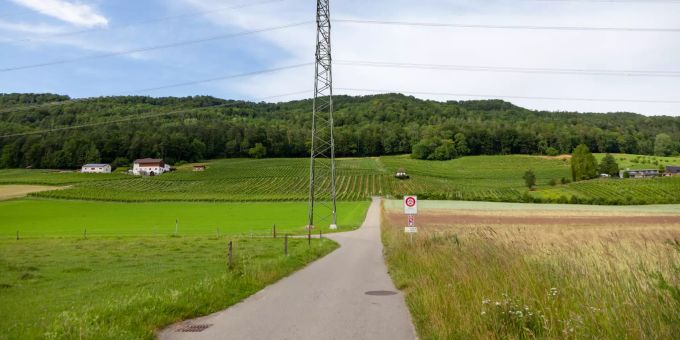 Aussicht über Acker- und Weinfelder in Freienstein. Aussicht über Acker- und Weinfelder in Freienstein.