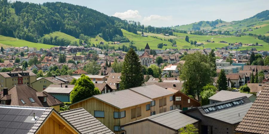 Blick auf die Gemeinde Appenzell.