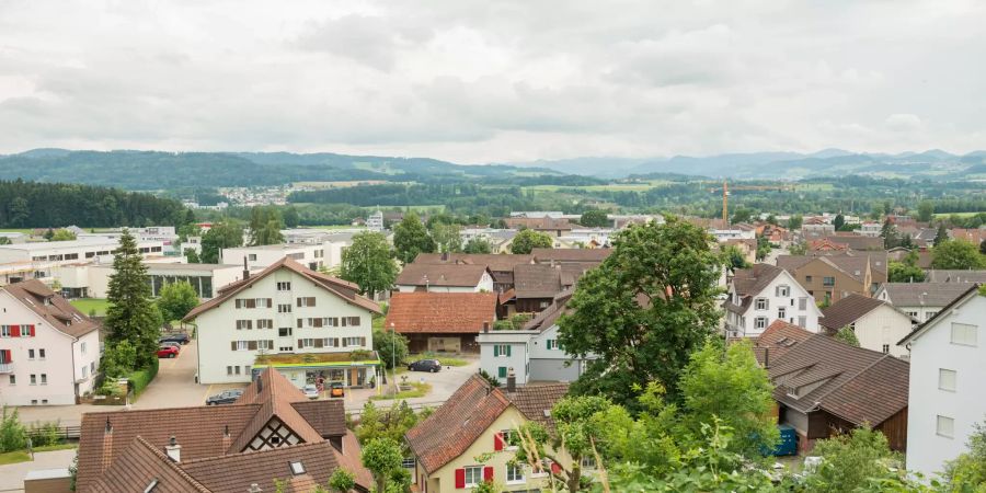 Blick auf die Gemeinde Zuzwil (SG).