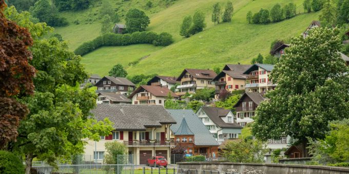 Das Dorf Alt St. Johann. Das Dorf Alt St. Johann.