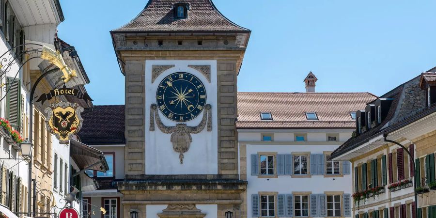 Das Berntor der Stadt Murten.
