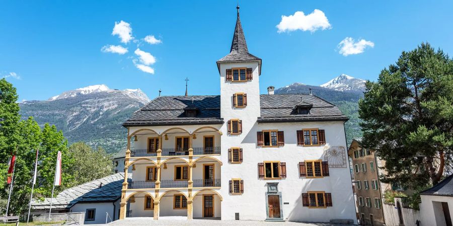 Das Bezirksgericht Visp am St. Martiniplatz 5 in Visp.