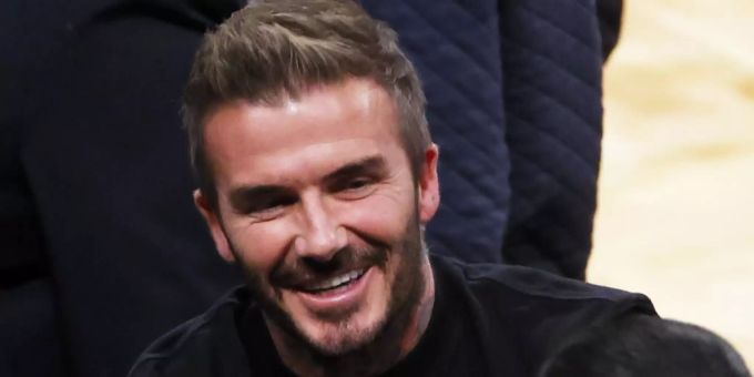 Ex-Fussball-Star David Beckham. David beckham
