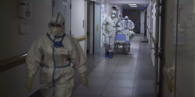 Ein Spital in Russland. Russlan