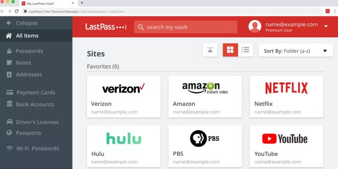Der Passwortmanager Lastpass läuft auf einem Apple-Computer. Lastpass passwörter