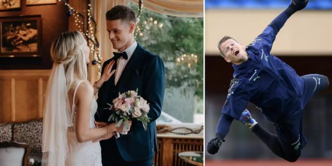 Auf Wolke sieben - Nati-Goalie Jonas Omlin hat seine Janice geheiratet