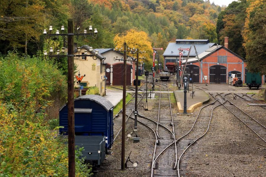 Bahnhof und Gleise Museum