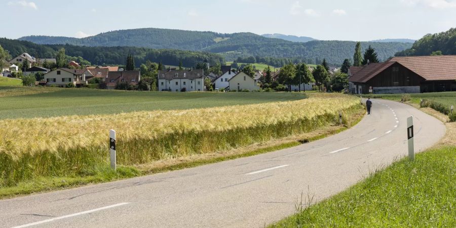 Die Dorfeinfahrt Hochwald.