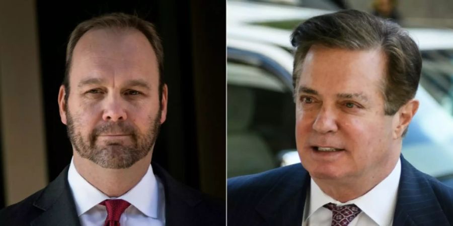 Rick Gates (l.) und Paul Manafort