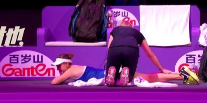Belinda Bencic musste im Halbfinal lange auf die Zähne beissen. Belinda Bencic
